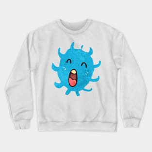 Cute Bacteria Microbes Crewneck Sweatshirt